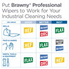 Brawny® Professional Cleaning Towel 13X13 IN 1 PLY Airlaid Paper White 1/4 Fold 50 Sheets/Pack 16 Packs/Case 800 Sheets/Case