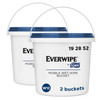Tork W12 Wipe Dispenser Plastic White Bucket With Resealable Lid 2/Case