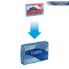 Dixie® Dine-A-Wipe Cleaning Wipe 14X21 IN 1 PLY White Blue 1/4 Fold Disposable 55 Count/Pack 6 Packs/Case 330 Count/Case