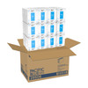 Pacific Blue Select Healthcare Washcloth 10X13 IN 1 Cellulose White 1/4 Fold Patient Care 55 Sheets/Pack 24 Packs/Case
