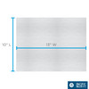 Pacific Blue Select Healthcare Washcloth 10X13 IN 1 Cellulose White 1/4 Fold Patient Care 55 Sheets/Pack 24 Packs/Case