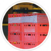sanstrap® Pallet Bands 4IN X50FT PE Perforated 100 Count/Roll 4 Rolls/Case