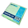 Victoria Bay Cleaning Cloth 12X12 IN Microfiber Green Square 24/Pack