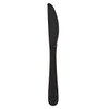 Victoria Bay Knife PP Black Heavy Duty Unwrapped 1000/Case