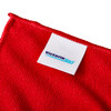 Victoria Bay Cleaning Cloth 12X12 IN Microfiber Red Square 24/Pack