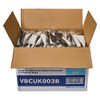 Victoria Bay 4PC Cutlery Kit PS Black Heavyweight Freezer Safe With White Napkin,Fork,Knife,Soup Spoon 250/Case