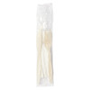 Victoria Bay 3PC Cutlery Kit PLA Corn Heavyweight With Napkin,Fork,Knife 250/Case