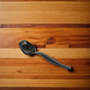 Victoria Bay Serving Spoon 8.5 IN Plastic Black Individually Wrapped 144/Case