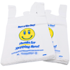 Bag 11.5X6X21 IN 1/6 BBL HDPE 18MIC White Happy Face T-Sack 500/Case