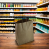 Victoria Bay Shopper Bag 13X7X17 IN Paper Kraft With Handle 250/Case
