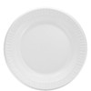 Dart® Quiet Classic® Plate 10.25X1.22 IN XPS Foam White Round Laminated 125 Count/Pack 4 Packs/Case 500 Count/Case