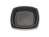 Forum® Plate 9X9 IN PS Black Square Mid Depth 300/Case