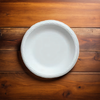 Plate 10.25 IN Polystyrene Foam White Round 500/Case