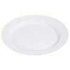 Plate 6 IN PP White Round With Decorative Rings 144/Case
