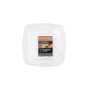 Plate 5.5 IN Plastic White Square 120/Case