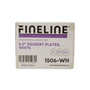 Plate 5.5 IN Plastic White Square 120/Case