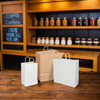 Victoria Bay Shopper Bag 9X5.75X13.5 IN Paper White Gusset 200/Case