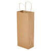 Victoria Bay Wine Bag 5.25X3X13 IN Paper Kraft Gusset With Handle 250/Case