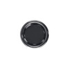 Plate 9 IN HIPS Black Round 500/Case