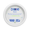 Dixie Basic Plate 8.5 IN Paper White Kosher 500/Case