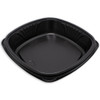 Forum® Plate 9X10 IN PS Black Square Deep 300/Case