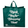 Victoria Bay Shopper Bag 18X7.75X17 IN NWPP Green Printed Reusable Non-Woven 100/Case