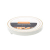 Plate 6 IN Plastic White Gold 150/Case