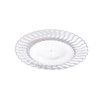 Plate 7.5 IN Plastic Clear Round 180/Case