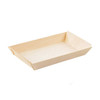 Plate 5.1X2.5X0.79 IN Wood Rectangle Microwave Safe 100 Count/Case