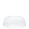 Dart® Lid Dome 2.2 IN 1 Compartment OPS Clear Round For Plate Unhinged 125 Count/Pack 4 Packs/Case 500 Count/Case