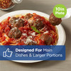 Dixie® Ultra Plate 10.25 IN Paper White Round 125 Count/Pack 4 Packs/Case 500 Count/Case