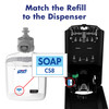 Purell® HEALTHY SOAP Hand Soap Foam 1200 mL 5.18X3.45X7.3 IN Fragrance Free Mild For CS8 2/Case