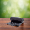 Victoria Bay Can Liner 33X39 IN 33 GAL Black LLDPE 2MIL Roll 100/Case