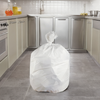 Victoria Bay Can Liner 33X39 IN 33 GAL Opaque White LLDPE 0.75MIL Roll 25 Count/Roll 6 Rolls/Case