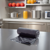Victoria Bay Can Liner 38X58 IN 60 GAL Black LLDPE 1.25MIL Roll 100/Case