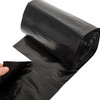 Victoria Bay Can Liner 40X48 IN Black Plastic 22MIC Roll 25 Count/Pack 6 Packs/Case 150 Count/Case