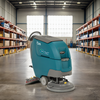 Tennant T300e Commercial Use Floor Scrubber 20IN Teal Walk Behind On-Board Charger Pad 130 Ah Wet Battery 1/Each