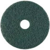 Floor Pad 20 IN Emerald Synthetic Fiber High Performance 5/Case