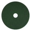 Scrubbing Pad 20 IN Green Polyester Fiber 5/Case