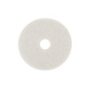 3M™ 4100 Polishing Pad 15X1 IN White Non-Woven Polyester Fiber 175-600 RPM Center Hole 5/Case