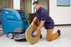 3M™ Scotch-Brite™ Clean & Shine Cleaning Pad 14X1 IN Brown Non-Woven Polyester Fiber 150-400 RPM Center Hole 5/Case