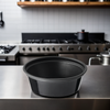 Souffle & Portion Cup 3 OZ Plastic Black Round 2500/Case