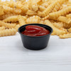 Dart® Conex Complements® Souffle & Portion Cup 2 OZ PP Black Round 125 Count/Pack 20 Packs/Case 2500 Count/Case