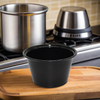 Victoria Bay Souffle & Portion Cup 4 OZ HIPS OPS Black Round 3000/Case