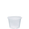 Dart® Conex Complements® Souffle & Portion Cup 1 OZ PP Clear Round 125 Count/Pack 20 Packs/Case 2500 Count/Case