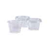 Lid PET Clear For 1 OZ Tall Souffle & Portion Cup 2500/Case