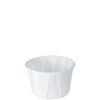 Solo® Souffle & Portion Cup 2 OZ Treated Paper White 250 Count/Bag 20 Bags/Case 5000 Count/Case