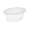 Souffle & Portion Cup Lid Combo 3 OZ PP Clear 500/Case