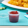 Solo® Souffle & Portion Cup 1 OZ PS Translucent Round Stackable 250 Count/Pack 10 Packs/Case 2500 Count/Case
