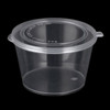 Souffle & Portion Cup Lid Combo 3 OZ PP Clear Hinged Microwave Safe 2000/Case